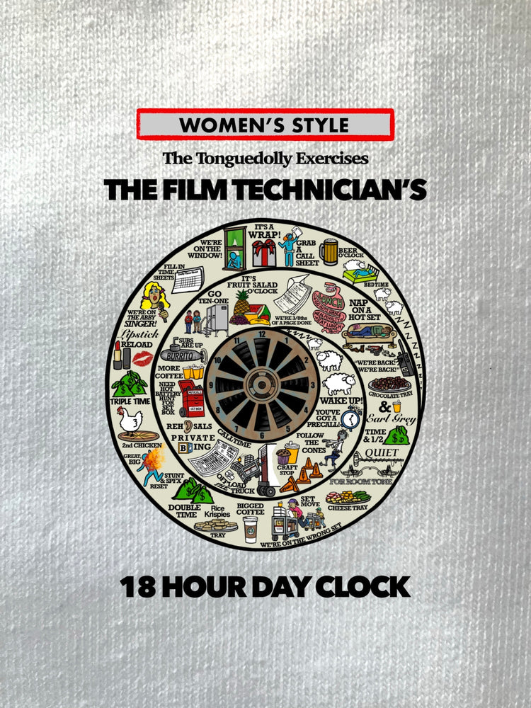 TDX, The Film Technician's 18hr Day Clock, WOMEN'S T-Shirts/ Hoodies/ Sweatshirts